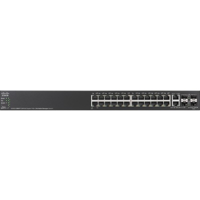 Thiết Bị Chuyển Mạch Cisco Stackable Managed SG500-28MPP 28-Port Gigabit Max PoE+ (SG500-28MPP-K9-G5)