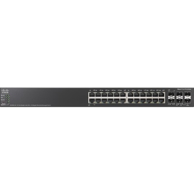 Thiết Bị Chuyển Mạch Cisco Stackable Managed SG500X-24 24-Port Gigabit With 4-Port 10GB (SG500X-24-K9-G5)