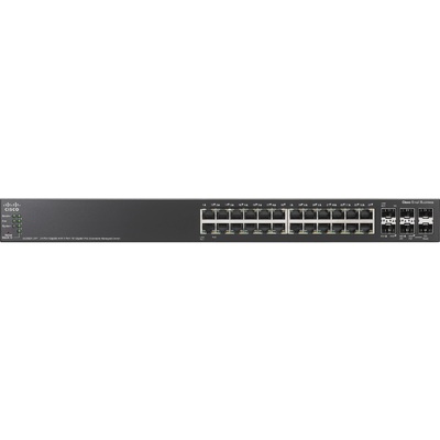 Thiết Bị Chuyển Mạch Cisco Stackable Managed SG500X-24P 24-Port Gigabit POE With 4-Port 10GB (SG500X-24P-K9-G5)