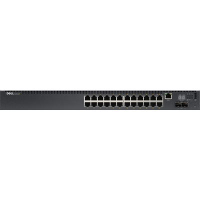 Thiết Bị Chuyển Mạch Dell N2024P 24-Port 10/100/1000Mbps + 2-Port Gigabit SFP+ (42DEN210-ABNW)