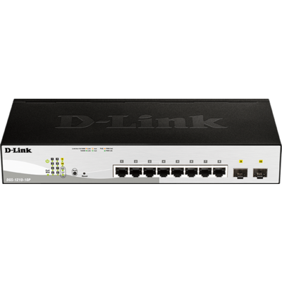 Thiết Bị Chuyển Mạch D-Link 10-Port Gigabit Smart Managed PoE Switch (DGS-1210-10P)