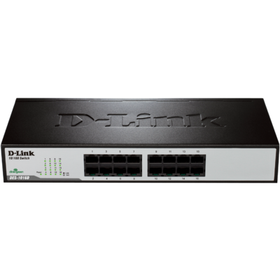 Thiết Bị Chuyển Mạch D-Link 16-Port Gigabit Unmanaged Desktop/Rackmount Switch (DES-1016D)