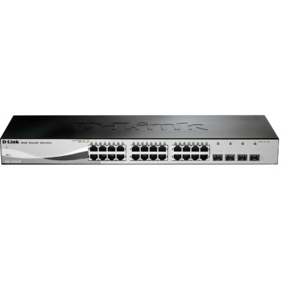 Thiết Bị Chuyển Mạch D-Link 24-Port Gigabit Smart Managed Switch with 4 Gigabit RJ45/SFP COMBO ports (DGS-1210-28)