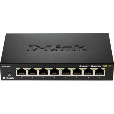 Thiết Bị Chuyển Mạch D-Link 8 Cổng 10/100/1000Mbps DGS-108