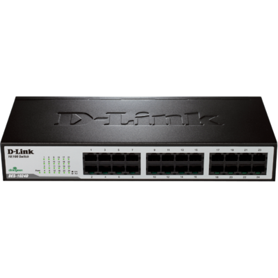 Thiết Bị Chuyển Mạch D-Link Unmanaged Rackmount 24-Port 10/100Mbps (DES-1024D)