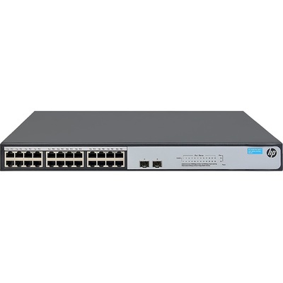 Thiết Bị Chuyển Mạch HPE OfficeConnect 1420 24-Port 10/100/1000Mbps + 2-Port Fixed 1000/10000 SFP+ (JH018A)