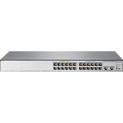 Thiết Bị Chuyển Mạch HPE OfficeConnect 1850 12-Port Gigabit + 12-Port Gigabit PoE 185W + 2-Port 1/10GBase-T (JL172A)