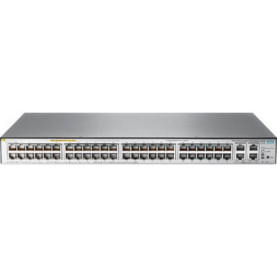 Thiết Bị Chuyển Mạch HPE OfficeConnect 1850 24-Port Gigabit + 24-Port Gigabit PoE 370W + 4-Port 1/10GBase-T (JL173A)
