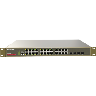 Thiết Bị Chuyển Mạch IP-COM 24-Port Gigabit+4xSFP Combo Managed PoE Switch (G3224P)