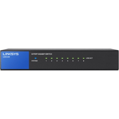 Thiết Bị Chuyển Mạch Linksys Business Desktop LGS108 8-Port Gigabit (LGS108-AP)