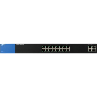 Thiết Bị Chuyển Mạch Linksys Smart Mamaged LGS318 16-Port Gigabit + 2 Combo Port Gigabit SFP/RJ45 (LGS318-AP)