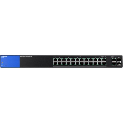 Thiết Bị Chuyển Mạch Linksys Smart Mamaged LGS326P 24-Port Gigabit POE+ + 2 Combo Port Gigabit SFP/RJ45 (LGS326P-AP)
