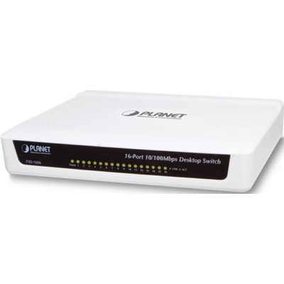 Thiết Bị Chuyển Mạch Planet Desktop 16-Port 10/100Mbps Fast Ethernet (FSD-1606)