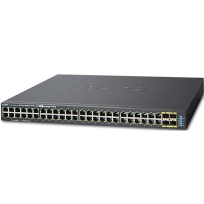 Thiết Bị Chuyển Mạch Planet Managed L2+ 48-Port 10/100/1000Mbps + 4-Port Shared SFP + 4-Port 10G SFP+ (GS-5220-48T4X)