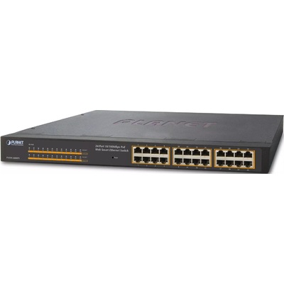 Thiết Bị Chuyển Mạch Planet Web Smart 24-Port 10/100TX 802.3at PoE (FNSW-2400PS)
