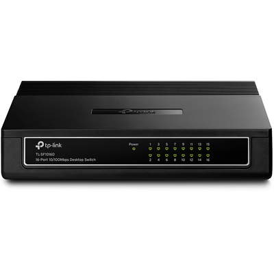 Thiết Bị Chuyển Mạch TP-Link 16-Port 10/100Mbps Desktop Switch (TL-SF1016D)