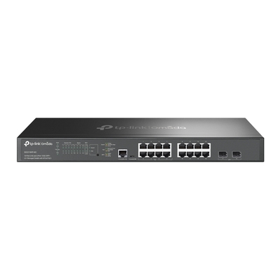 Thiết Bị Chuyển Mạch TP-Link Omada 16-Port 2.5G and 2-Port 10GE SFP+ L2+ Managed Switch with 8-Port PoE+ (SG3218XP-M2)