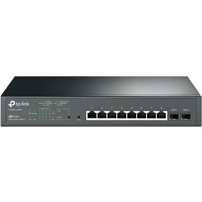 Thiết Bị Chuyển Mạch TP-Link Smart JetStream 8-Port Gigabit PoE+ (T1500G-10MPS)