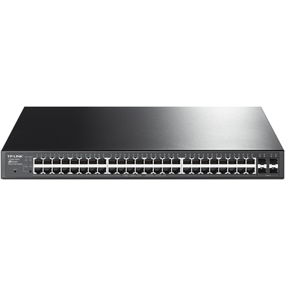 Thiết Bị Chuyển Mạch TP-Link Smart JetStream™ 48-Port Gigabit PoE+ T1600G-52PS (TL-SG2452P)