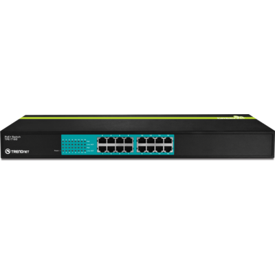 Thiết Bị Chuyển Mạch TrendNet 16-Port 10/100Mbps PoE+ (TPE-T160)