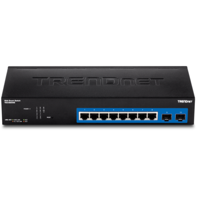 Thiết Bị Chuyển Mạch TrendNet Web Smart 10-Port Gigabit (TEG-082WS)