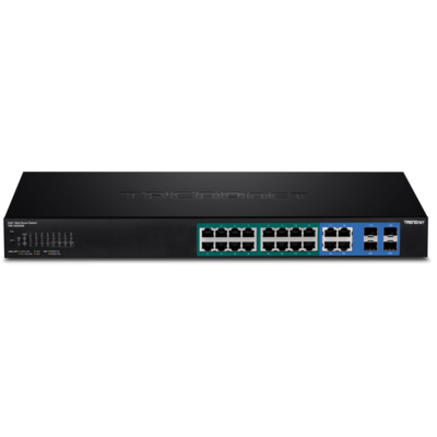 Thiết Bị Chuyển Mạch TrendNet Web Smart 16-Port Gigabit PoE+ (TPE-1620WS)