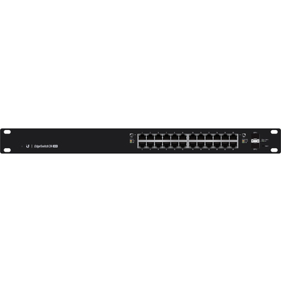 Thiết Bị Chuyển Mạch Ubiquiti Managed EdgeSwitch 24-Port Gigabit PoE+ 500W + 2-Port SFP + 1-Port Serial Console (ES-24-500W)