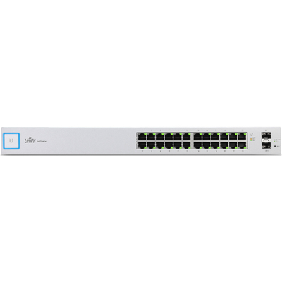 Thiết Bị Chuyển Mạch Ubiquiti Managed UniFi 24-Port Gigabit + 2-Port SFP + 1-Port Serial Console (US-24)