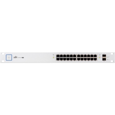 Thiết Bị Chuyển Mạch Ubiquiti Managed UniFi 24-Port Gigabit PoE+ 250W + 2-Port SFP + 1-Port Serial Console (US-24-250W)