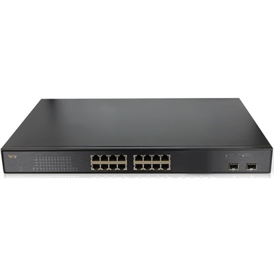 Thiết Bị Chuyển Mạch WinTop 16×10/100/1000Base-TX Ports And 2×1000Base-FX (YT-DS1018-2GF16GT)