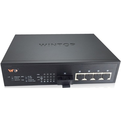 Thiết Bị Chuyển Mạch WinTop 4-Port 10/100Base-TX + 1-Port 100Base-FX (YT-DS205-1F4T)