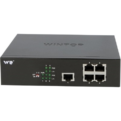 Thiết Bị Chuyển Mạch WinTop 4-Port Fast Ethernet (YT-DS205-1GT4T)