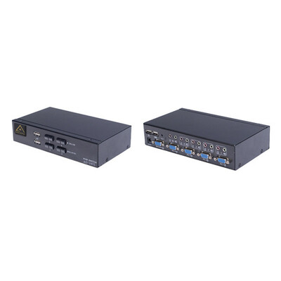 Thiết Bị KVM Switch Angustos 4 Port VGA KVM Switch (AD-V41L)