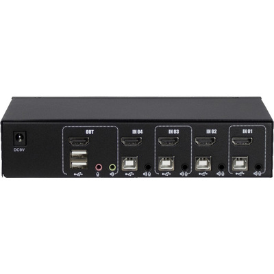 Thiết Bị KVM Switch Angustos HDMI 4 cổng (AD-H41L)