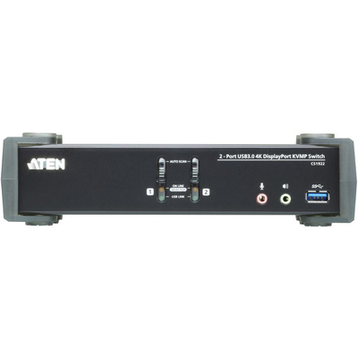 Thiết Bị KVM Switch Aten 2-Port USB 3.0 4K DisplayPort (CS1922-AT-E)