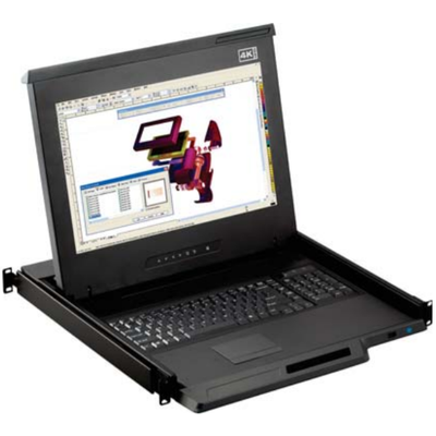 Thiết Bị KVM Switch Austin Hughes CyberView 17.3-Inch 1U 4K UHD (K117e)