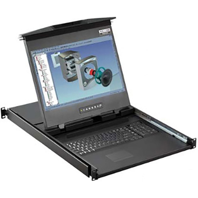 Thiết Bị KVM Switch Austin Hughes CyberView 17.3-Inch 1U Dual Slide Full HD (DF117e)