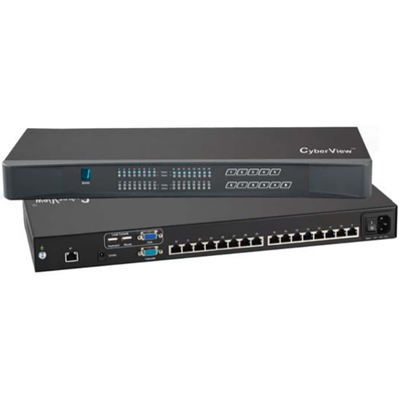 Thiết Bị KVM Switch Austin Hughes CyberView 1U 16-Port Combo Cat 6 2-Console (U-1602)