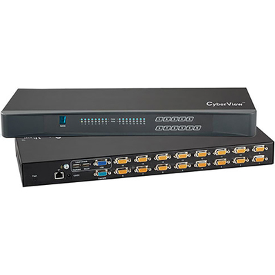 Thiết Bị KVM Switch Austin Hughes CyberView 1U 16-Port IP Combo DB-15 (IP-1602)