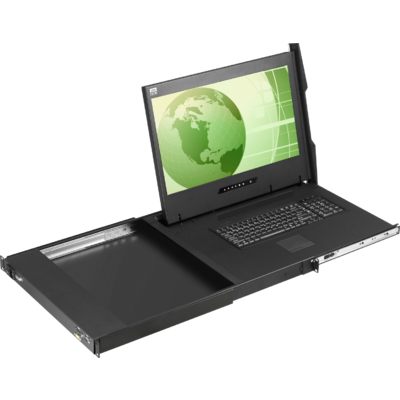 Thiết Bị KVM Switch Austin Hughes CyberView 21-Inch 1U Single Rail Full HD (F121e)