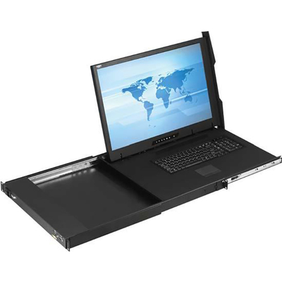 Thiết Bị KVM Switch Austin Hughes CyberView 24-Inch 1U Single Rail Full HD (X124e)