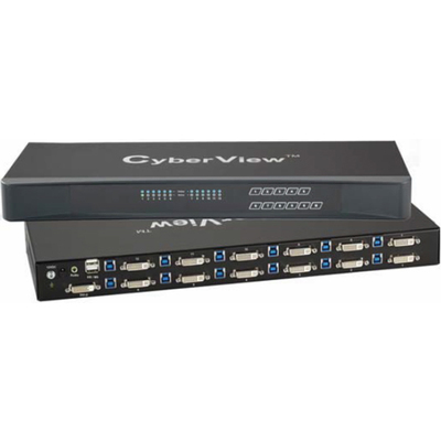 Thiết Bị KVM Switch Austin Hughes CyberView USB 3.0 Single-User 12-Port DVI-D (CV-1201D)