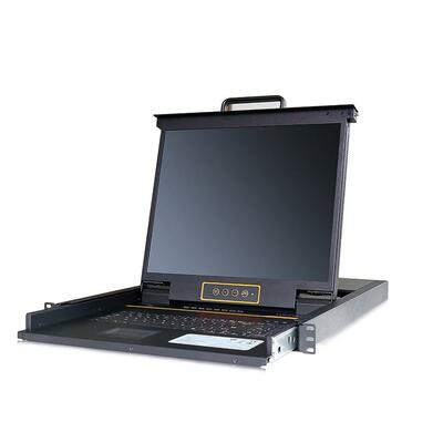 Thiết Bị KVM Switch KINAN 19" 8 port LCD Console, with 8x CH-1802U, standard VGA port (XL1908)