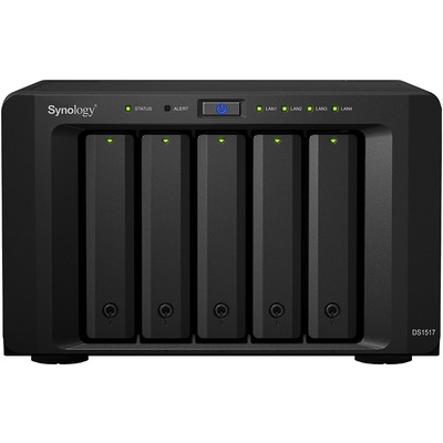 Thiết Bị Lưu Trữ NAS Synology  Annapurna Labs Alpine AL-314/2GB DDR3L/5-Bay (DS1517)
