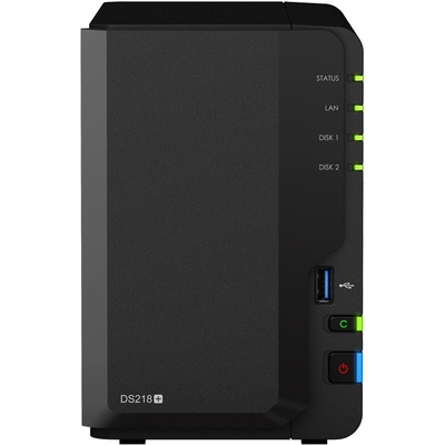 Thiết Bị Lưu Trữ NAS Synology  Celeron J3355/2GB DDR3L/2-Bay (DS218+)