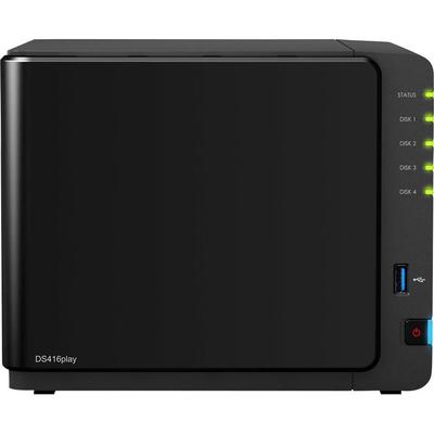 Thiết Bị Lưu Trữ NAS Synology  Celeron N3060/1GB DDR3/4-Bay (DS416play)