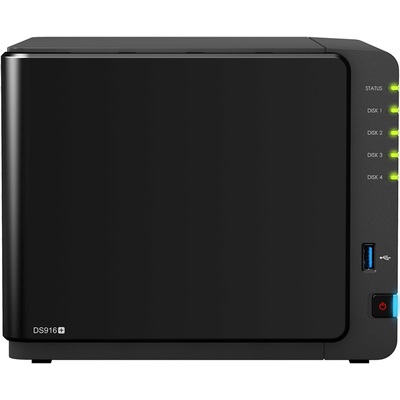 Thiết Bị Lưu Trữ NAS Synology  Pentium N3710/8GB DDR3/4-Bay (DS916+)