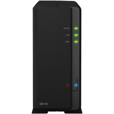 Thiết Bị Lưu Trữ NAS Synology  Realtek RTD1296/1GB DDR4/1-Bay (DS118)