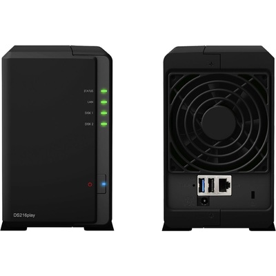 Thiết Bị Lưu Trữ NAS Synology  STM STiH412/1TB DDR3/2-Bay (DS216play)