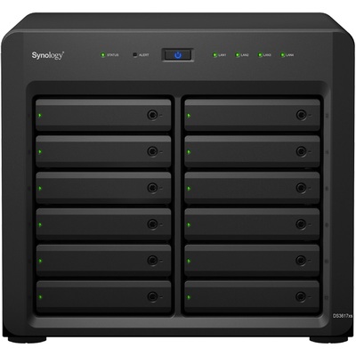Thiết Bị Lưu Trữ NAS Synology  Xeon D-1527/16GB DDR4 ECC SO-DIMM/12-Bay (DS3617xs)